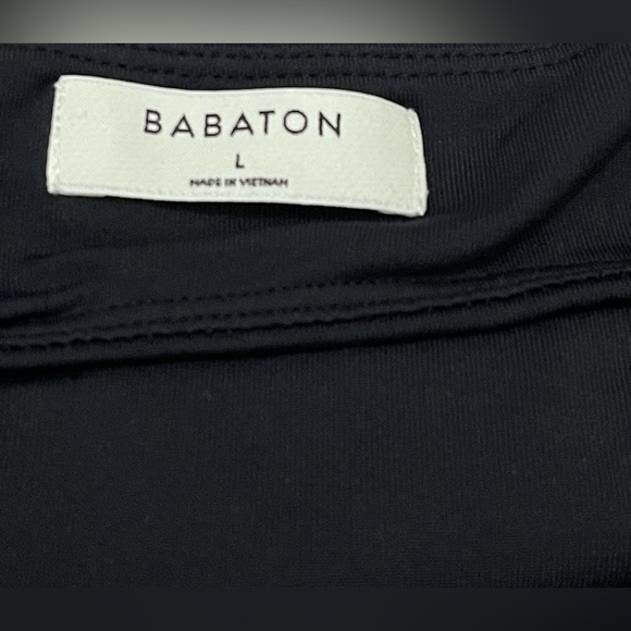 Aritzia Babaton Contour Cut-out Bodysuit Black Size Large - Picture 5 of 8